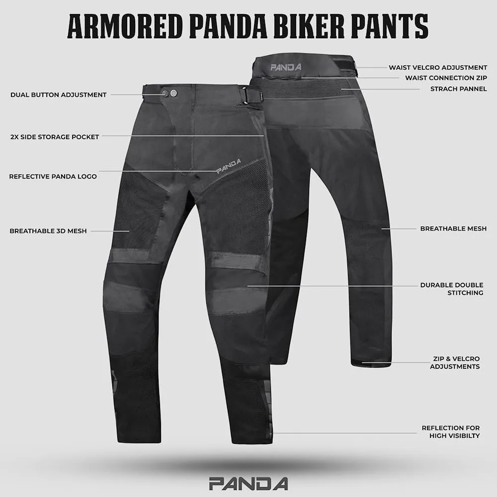 Motorcycle Pants for Men and Women Waterproof CE Armored Cordura Overpants Enduro Dual Sport Motocross ATV Cargo Work Touring