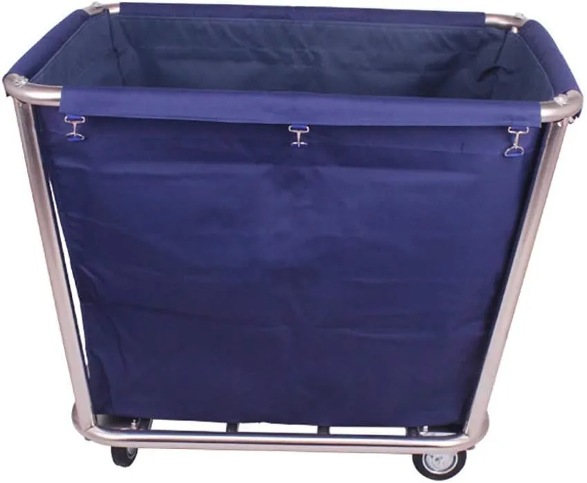 Movable Trolleys, Household Serving Cart Heavy-Duty Rolling Laundry Sorter Cart with Movable Bags Silenters, Multifunction Hotel Service Trolley/Coffee/90 * 65 * 80Cm