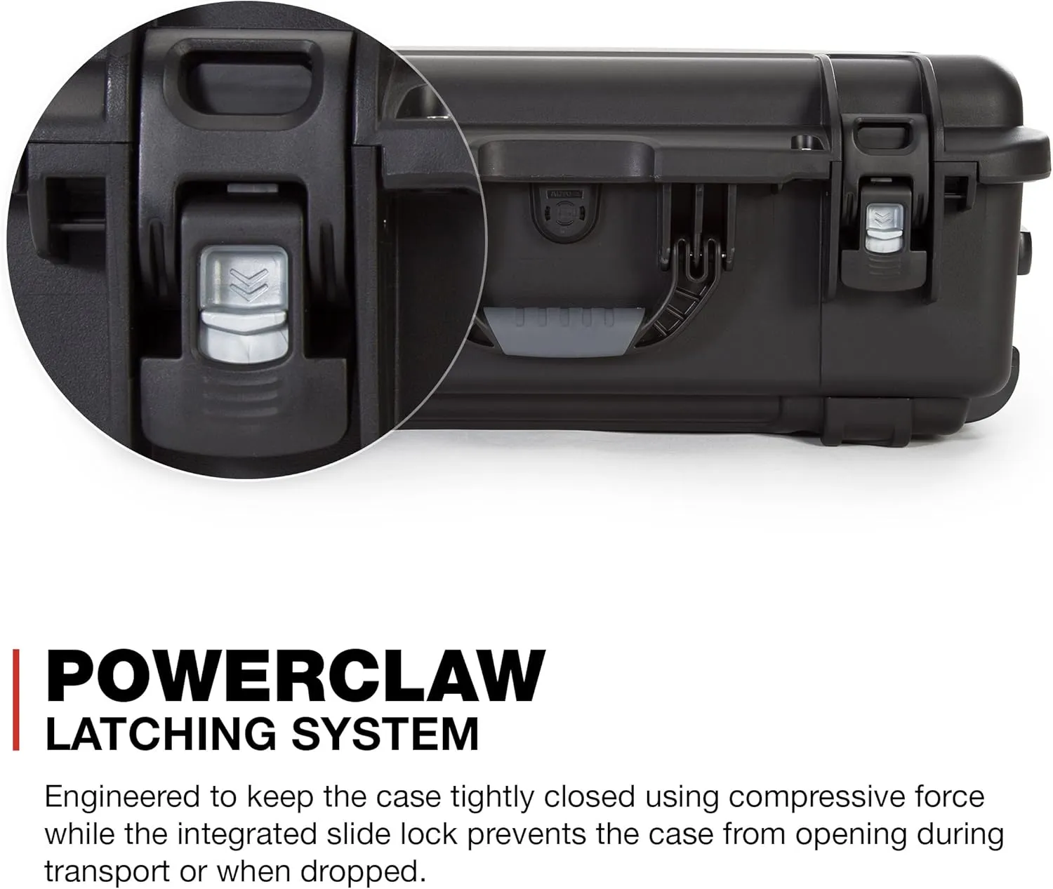 NANUK Wheeled Series 935 Lightweight NK-7 Resin Waterproof Protective Case and Foam Insert - Black