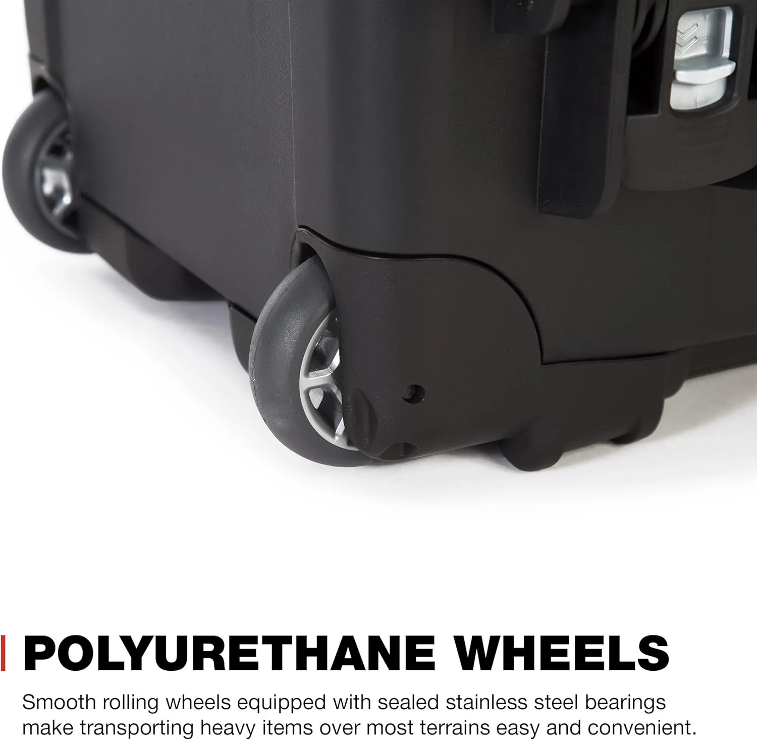 NANUK Wheeled Series 935 Lightweight NK-7 Resin Waterproof Protective Case and Foam Insert - Black