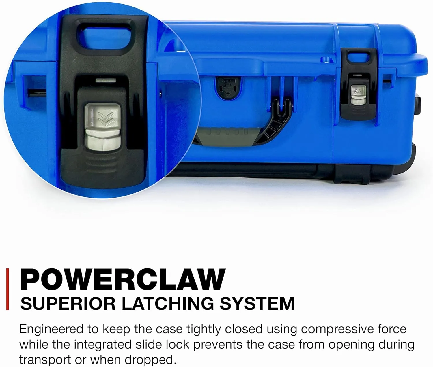 NANUK Wheeled Series 935 Lightweight NK-7 Resin Waterproof Protective Case and Foam Insert - Blue
