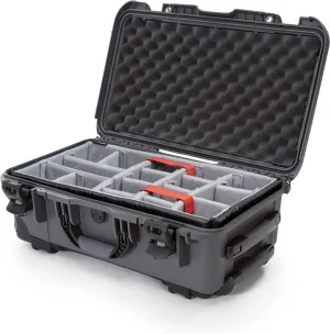 NANUK Wheeled Series 935 Lightweight NK-7 Resin Waterproof Protective Case and Padded Divider - Graphite