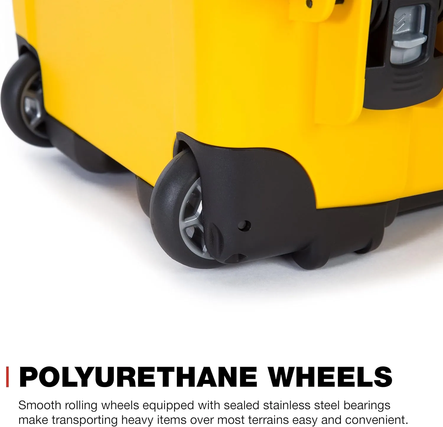 NANUK Wheeled Series 935 Lightweight NK-7 Resin Waterproof Protective Case and Padded Divider - Yellow