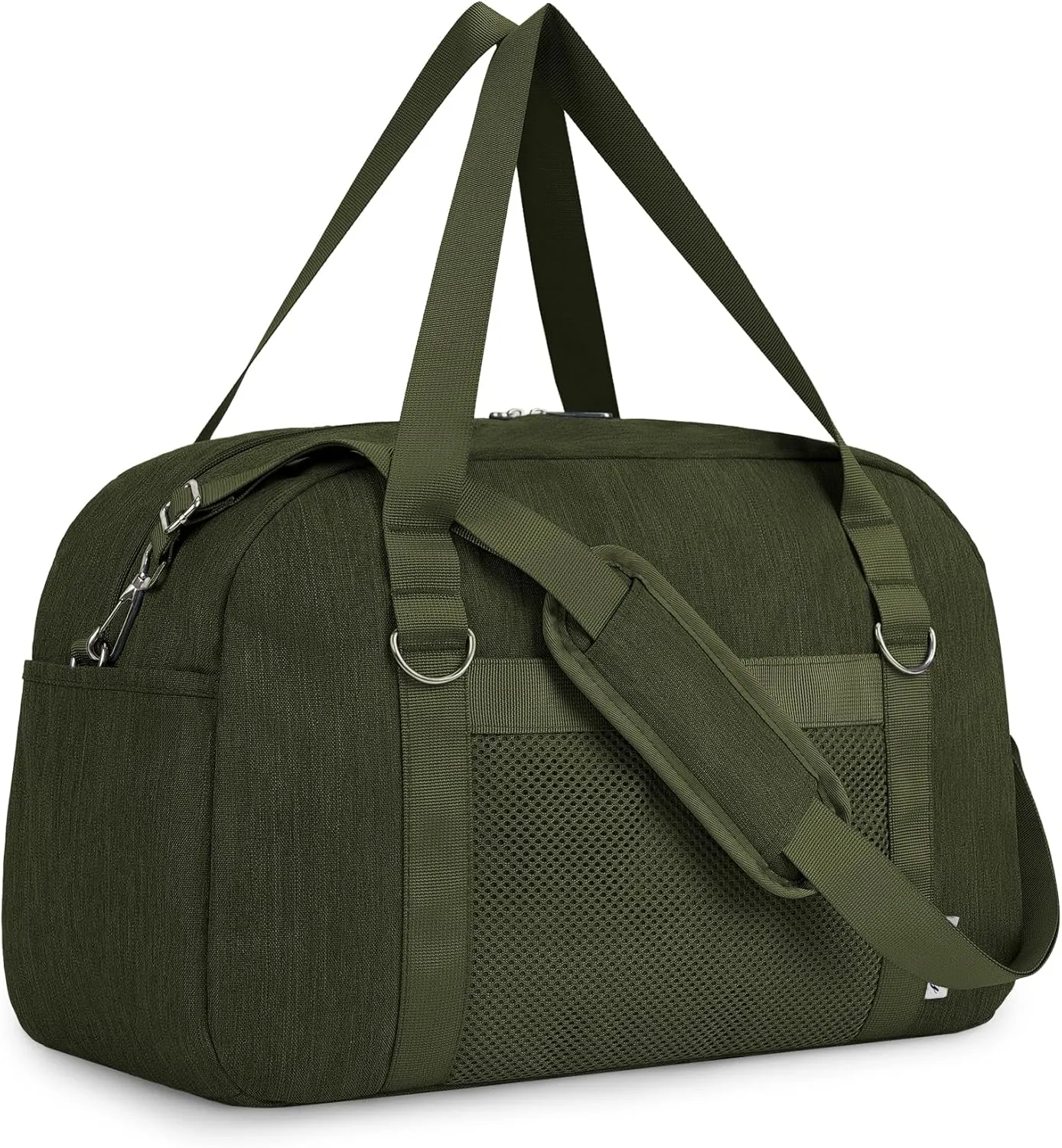 Narwey For Spirit Airlines Personal Item Bag 18x14x8, Small Duffle Bag for Travel Duffel for Traveling, Carry on Bag for Airplanes Underseat Overnight for Women and Men (Army Green)