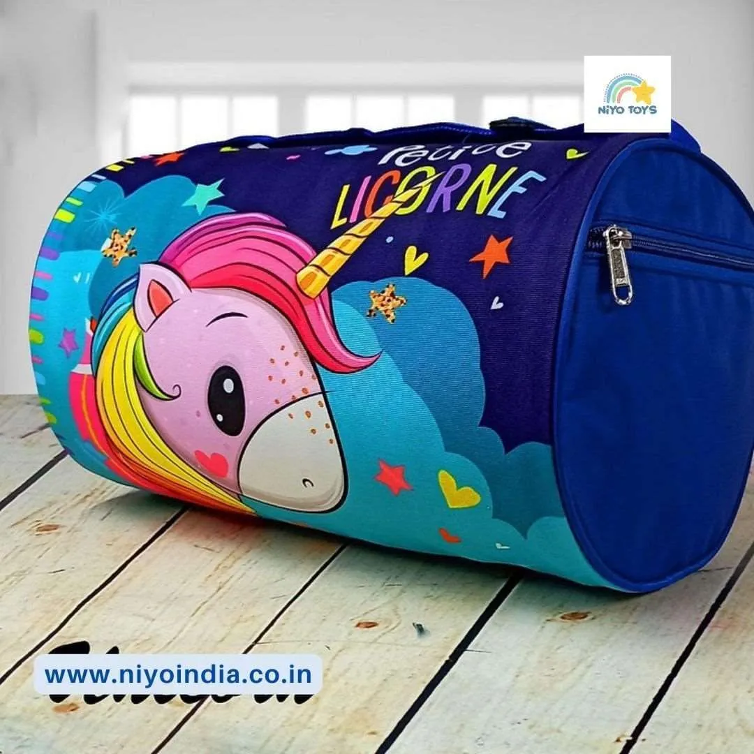 NIYO TOYS Kids Duffle Bag Gift with Unicorn Design