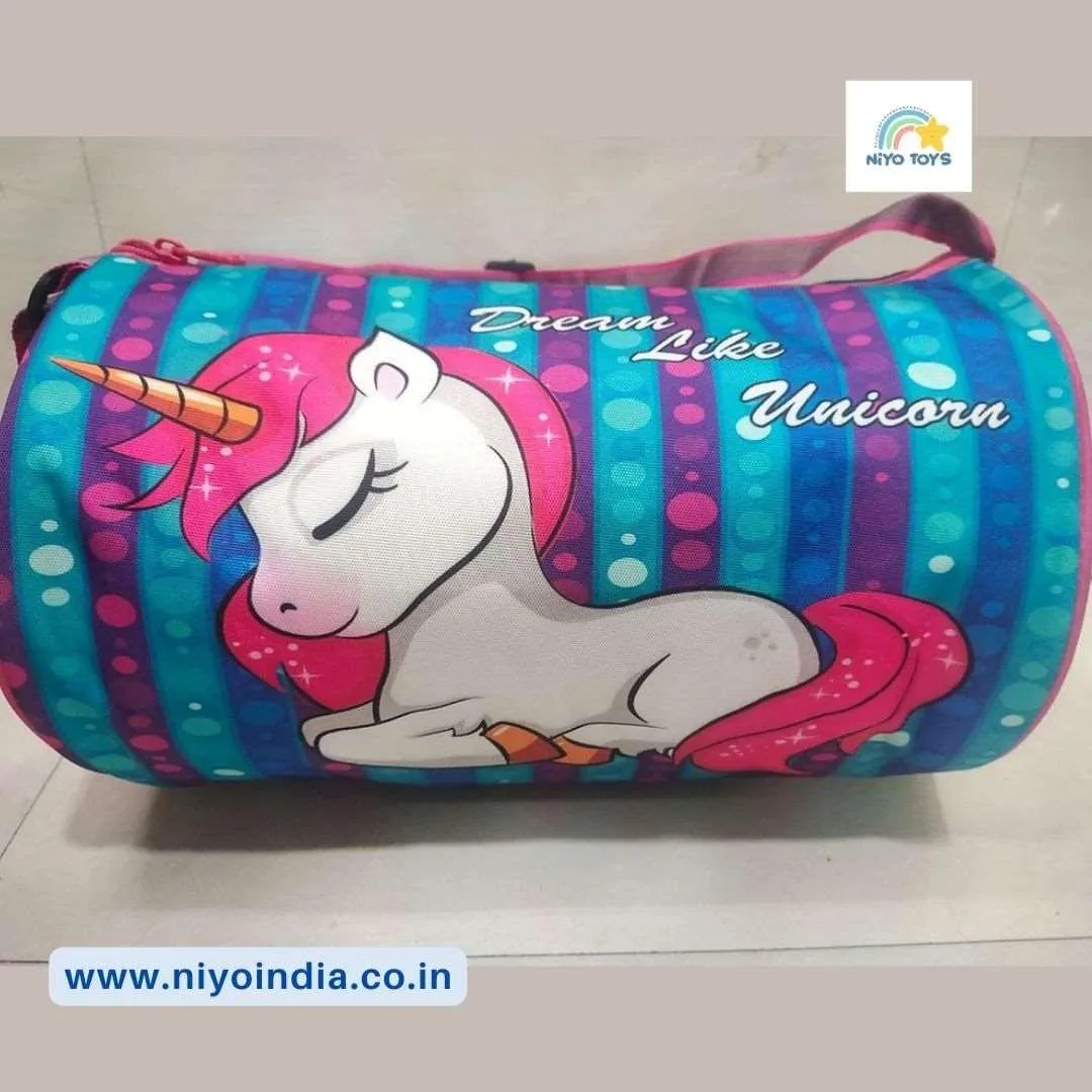NIYO TOYS Kids Duffle Bag Gift with Unicorn Design
