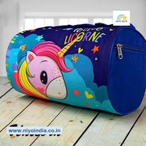 NIYO TOYS Kids Duffle Bag Gift with Unicorn Design