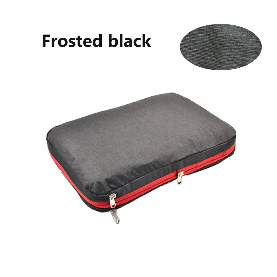 Nylon Double Layer Portable Compression Packing Cubes