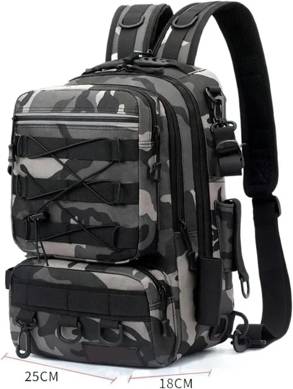 Nylon Waterproof Outdoor Sports Camping Hiking Trekking Fishing Hunting Backpack(A)