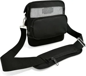 O2TOTES WEAR YOUR OXYGEN WITH STYLE Carry Bag/Shoulder bag/crossbody bag fit for Rhythm Healthcare P2/Lightweight carry bag fit for Rhythm Healthcare p2 (Black)
