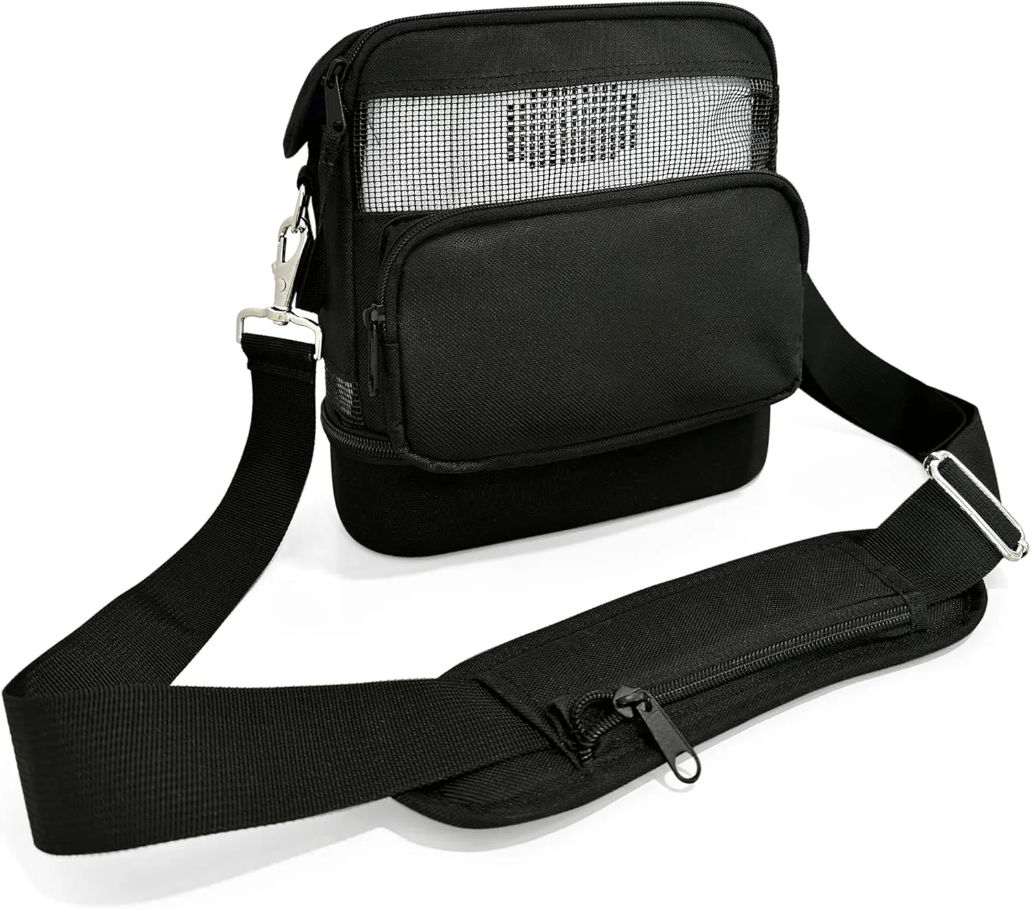 O2TOTES WEAR YOUR OXYGEN WITH STYLE Carry Bag/Shoulder bag/crossbody bag fit for Rhythm Healthcare P2/Lightweight carry bag fit for Rhythm Healthcare p2 (Black)
