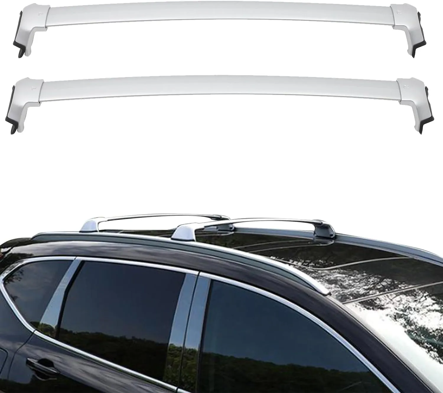 OCPTY Roof Rack Fit for Honda CR-V 2017-2021 Luggage Racks Rooftop Cargo Carrier Bag Luggage Kayak Canoe Bike Snowboard Skiboard