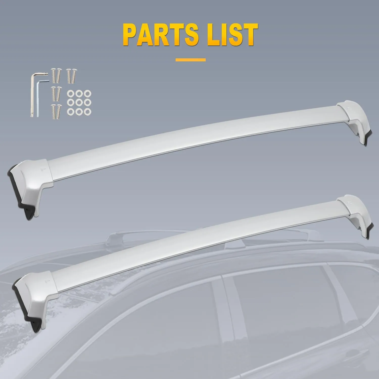 OCPTY Roof Rack Fit for Honda CR-V 2017-2021 Luggage Racks Rooftop Cargo Carrier Bag Luggage Kayak Canoe Bike Snowboard Skiboard