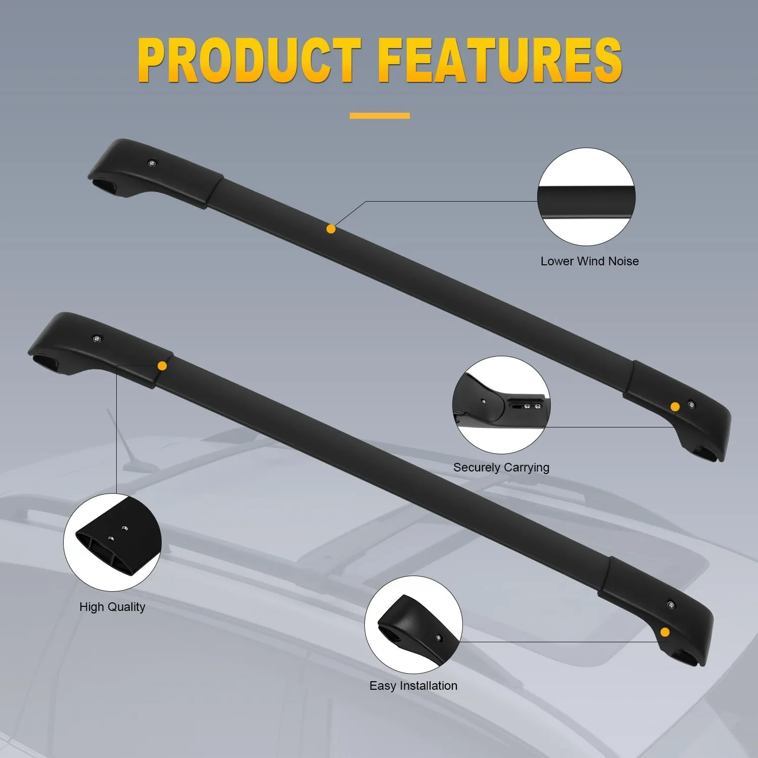 OCPTY Roof Rack Fit for Subaru Ascent 2019 2020 2021 2022 Luggage Racks Rooftop Cargo Carrier Bag Luggage Kayak Canoe Bike Snowboard