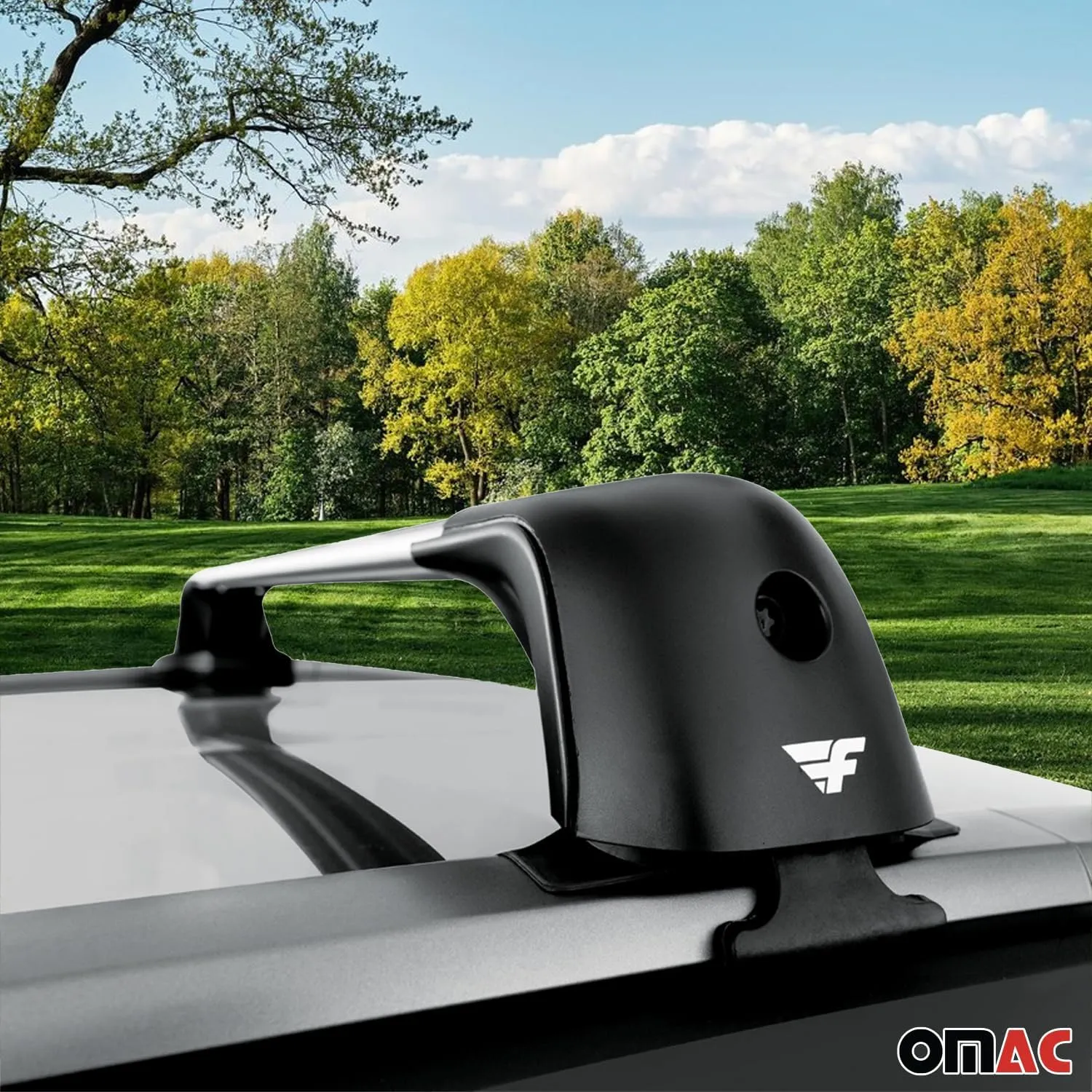 OMAC Premium Roof Rack Cross Bars Compatible with Volvo V60 Cross Country 2015-2025 Aluminium Car Roof Racks, Rooftop Cargo Bars for Ski Luggage Rack Kayak Bike Canoe Snowboard CrossBars 220LB