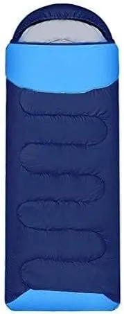 Outdoor 3-Season Sleeping Bag for Adults & Kids, Lightweight Waterproof with Free Compression Bag