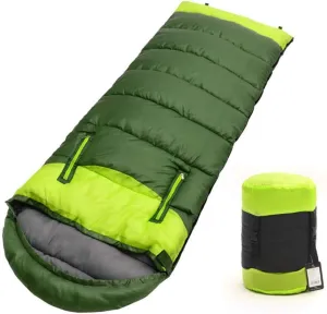 Outdoor Spring and Autumn Sleeping Bag Thickened Warm Sleeping Bag Indoor Lunch Break Sleeping Bag Camping Double Sleeping Bag Travel Dirty Cotton Sleeping Bag,Blue