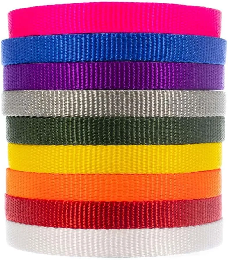 Paracord Planet ½-inch Nylon Webbing – All Purpose Flat Rope – Heavy Duty Straps – Cargo Straps, Marine, Crafting, Gardening, and Much More