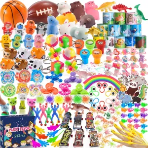 Party Favors Goodie Bags Stuffers for Kids Prize Treasure Box Toys for Classroom Rewards, Pinata Egg Fillers Small Fidget Bulk Birthday Gift Bags for Boys Girls 4-8 8-12 3-5
