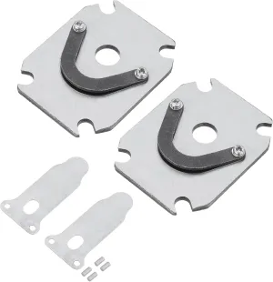 PATIKIL Air Compressor Valve Plate, 2 Set Metal Air Compressor Reed Valve Kit Central Pneumatic Air Compressor Replacement Part Accessory, Silver Tone