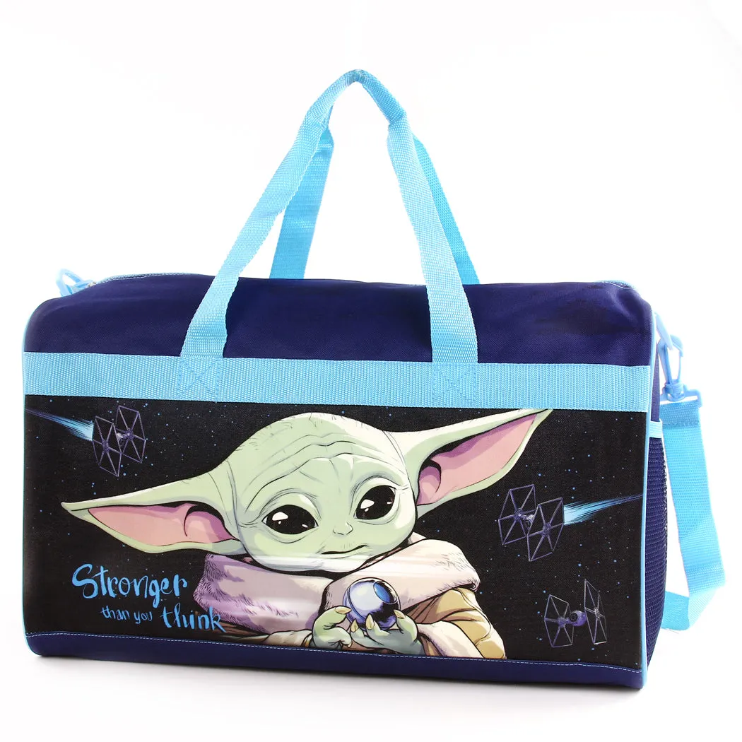 Personalized Kid's Travel Duffel Bag - Baby Yoda