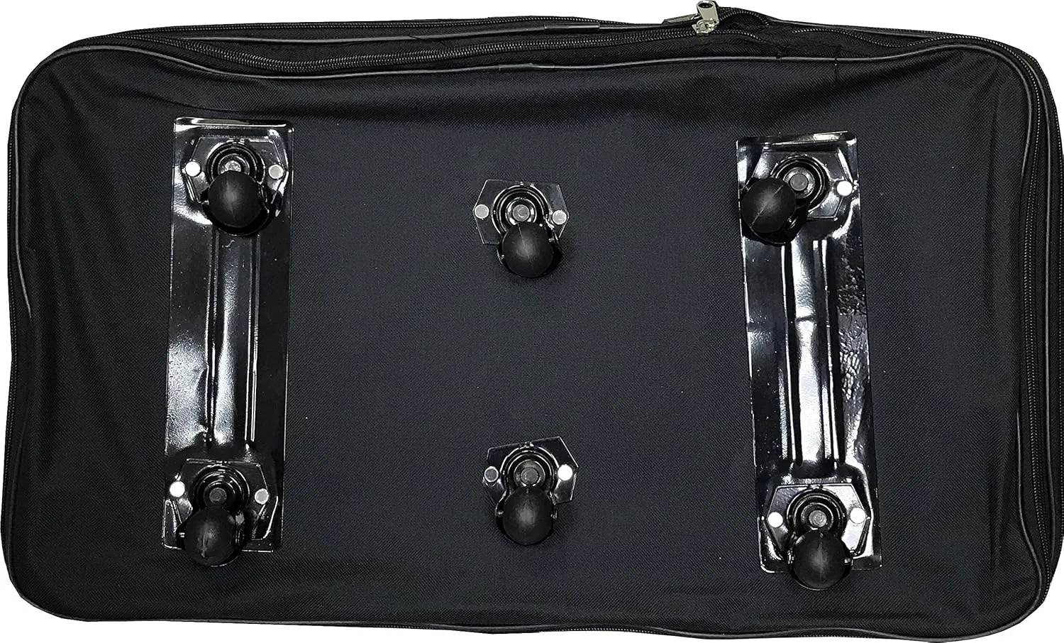 Pod 30" / 36" / 40" Expandable Rolling Wheeled Duffle bag Spinner Luggage suitcase (Black, 40-inch)