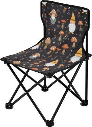 Portable Camping Chairs Gnome Dwarfs Mushroom Lightweight Folding Chair for Camping, Beach, Picnic, Travel and Sports with Carry Bag 20851803
