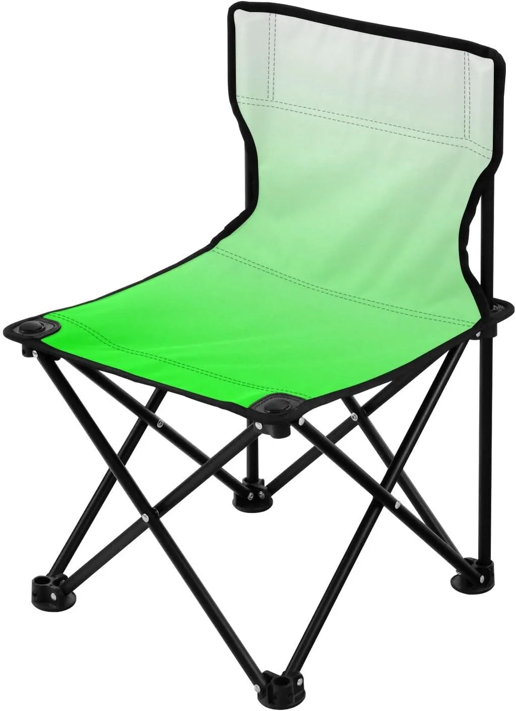 Portable Camping Chairs Green Lightweight Folding Chair for Camping, Beach, Picnic, Travel and Sports with Carry Bag 20803-1