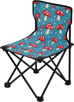 Portable Camping Chairs Red Mushroom Lightweight Folding Chair for Camping, Beach, Picnic, Travel and Sports with Carry Bag 20857407