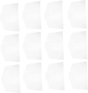 PRETYZOOM Protective Cover for Clothing 20pcs Dust Bags for Clothes Hanging Garment Bag Clothing Covers for Home Hotel