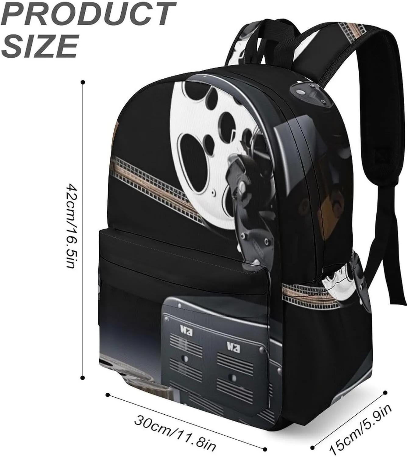 Projector Film Print Laptop Backpacks Casual Shoulder Bag Travel Daypack Fashion for Men Women