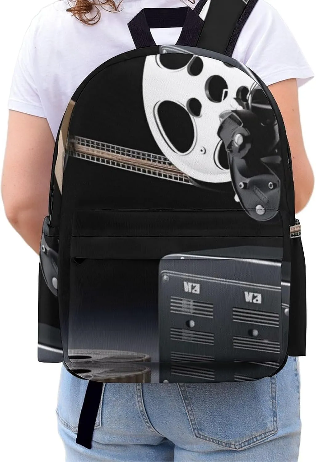 Projector Film Print Laptop Backpacks Casual Shoulder Bag Travel Daypack Fashion for Men Women