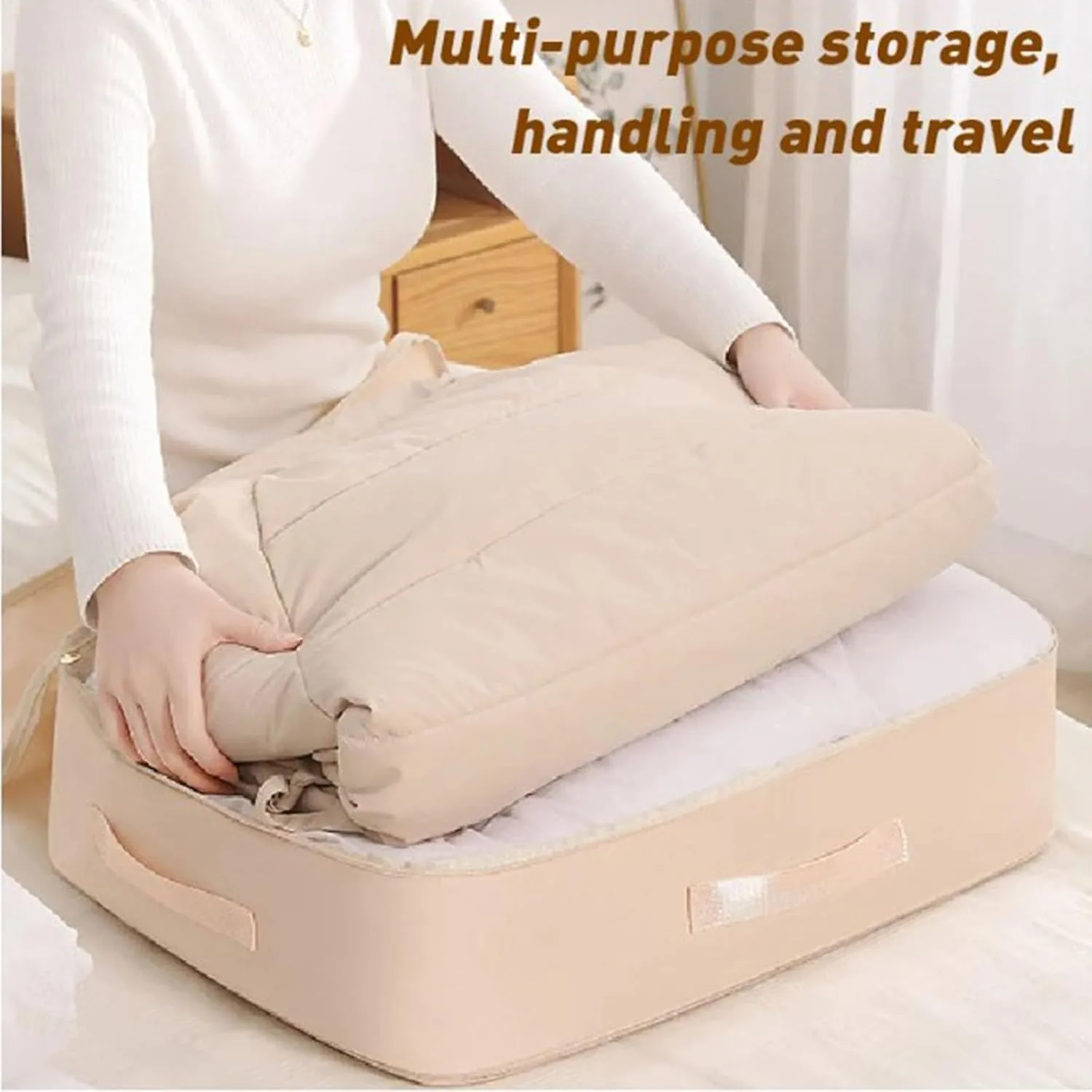 Propositiony Ultra Space Saving Self Compression Organizer, Propositiony Space Saving Self Compression Organizer, Propositiony Compression Bags for Travel (Grey,21 * 16.5 * 24in), Gray