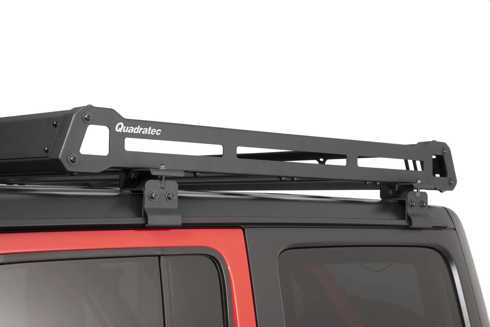 Quadratec Aluminum Roof Rack for 18  Jeep Wrangler JL & Gladiator JT