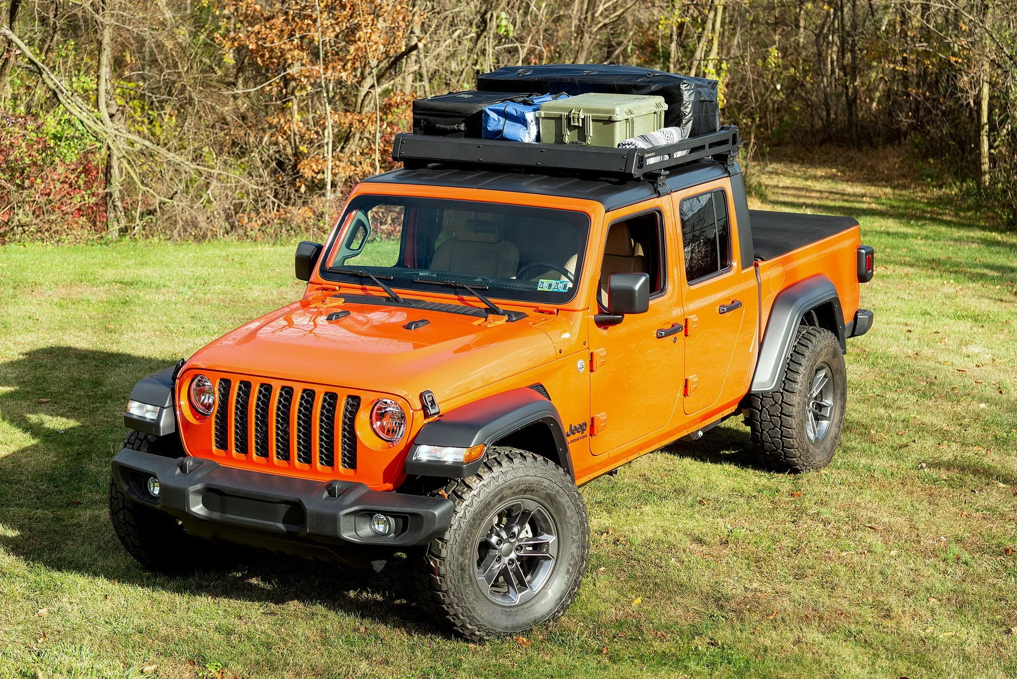 Quadratec Aluminum Roof Rack for 18  Jeep Wrangler JL & Gladiator JT