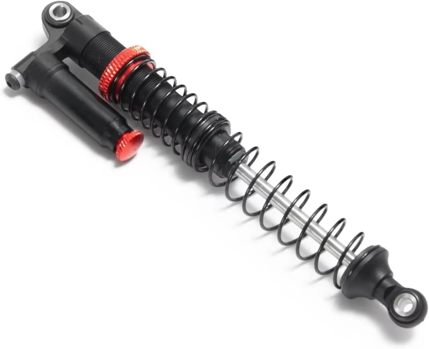 Rc Shock Absorber For SCX10 For Axial 90046 1/10 2pcs 90mm/100mm/110mm/120mm Metal Aluminum Piggyback Shock Absorber RC Car Parts Upgrade Replacement And Use(110mm)