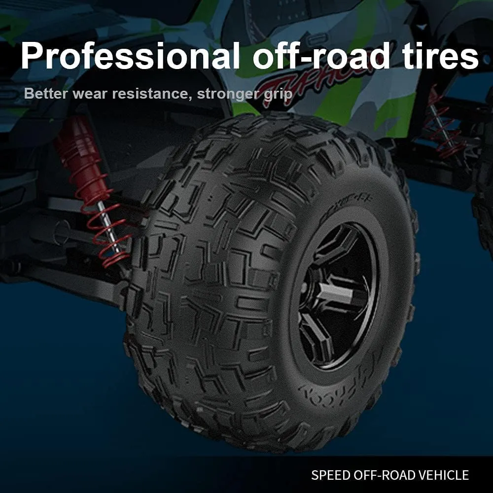 Remote Control Car, 1:10 Scale All Terrains RC Cars, 4WD High Speed 48KM/H Off Road Monster RC Truck, 2.4GHZ RC Vehicle Truck, Gift for Kids Adults…