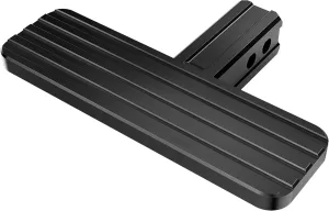 RENO Hitch Step, Rear Bumper Guard Protector Compatible with 2" Receiver Truck Car SUV Vehicles Bumper Step (Aluminium, Black, 1Pack)