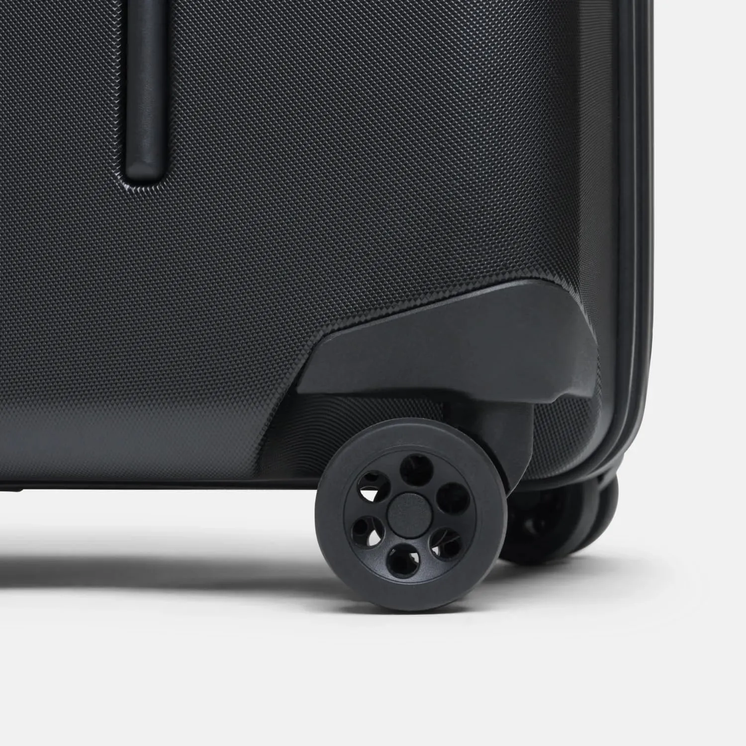 Ridge Check-In Luggage - German Makrolon Polycarbonate Shell - TSA-Approved Lock with 360° Spinner Wheels (Royal Black)