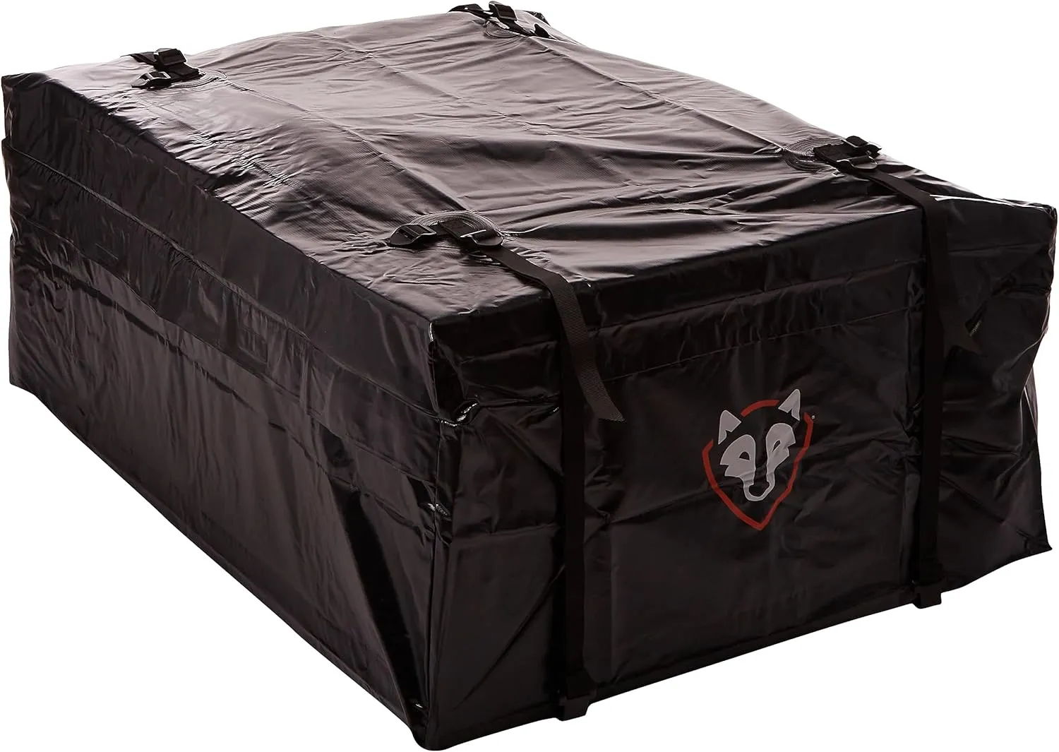Rightline Gear Ace 2 Weatherproof Rooftop Cargo Carrier for Top of Vehicle, Attaches With or Without Roof Rack, 15 Cubic Feet, Black