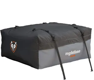 Rightline Gear Sport 2 Waterproof Rooftop Cargo Carrier for Top of Vehicle, Attaches With or Without Roof Rack, 15 Cubic Feet, Black
