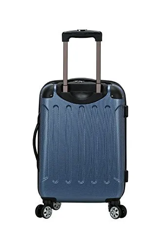 Rockland London Hardside Spinner Wheel Luggage, Blue, Carry-On 20-Inch, London Hardside Spinner Wheel Luggage