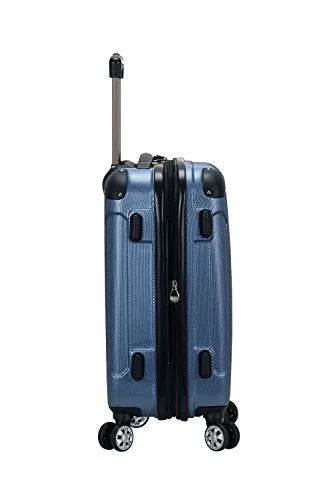 Rockland London Hardside Spinner Wheel Luggage, Blue, Carry-On 20-Inch, London Hardside Spinner Wheel Luggage