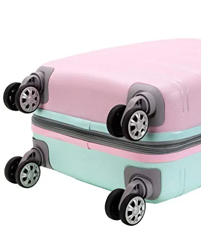 Rockland Melbourne Hardside Expandable Spinner Wheel Luggage, Mint, Carry-On 20-Inch