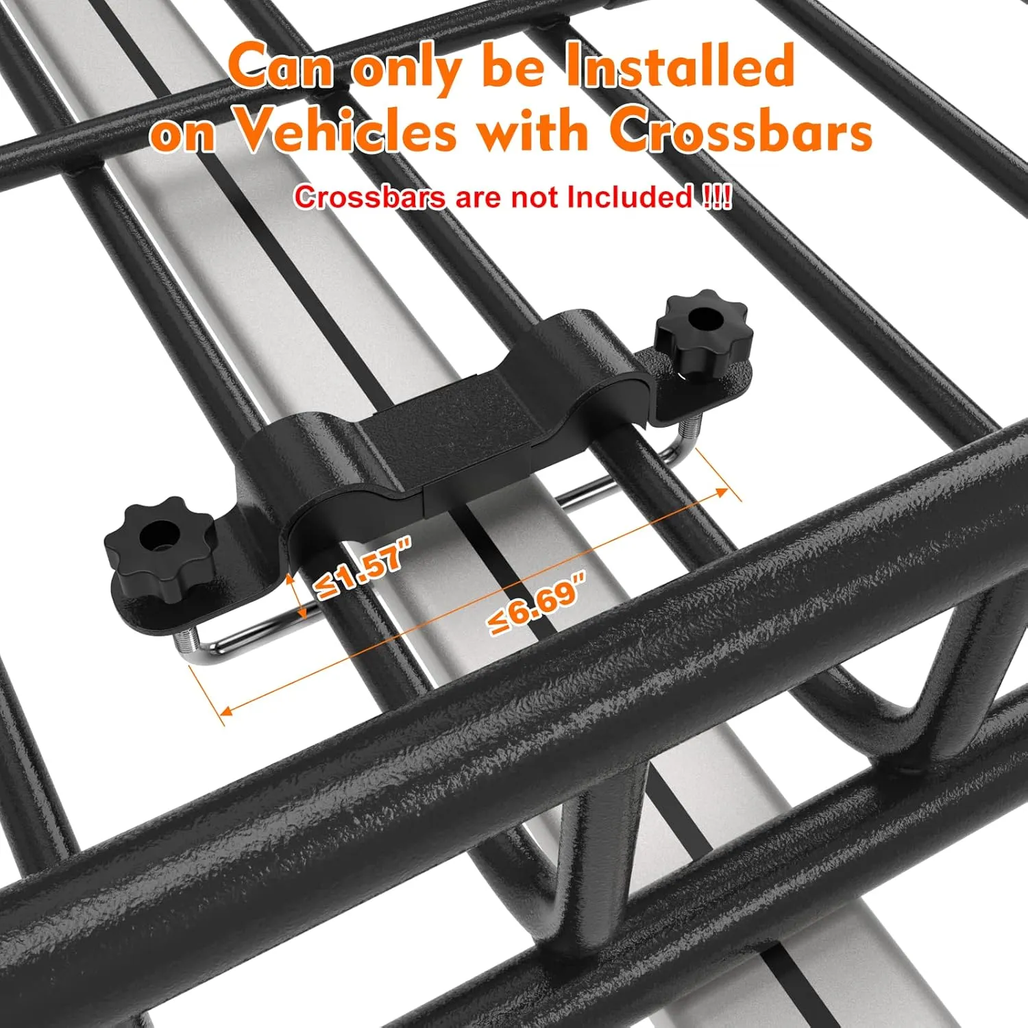 Roof Rack Cargo Carrier, Universal Roof Basket (51"x 36"x 5")   15 Cubic Feet Waterproof Rooftop Cargo Carrier Bag (46"x 34"x 17") with Bungee Net, Ratchet Straps, Storage Bag, Luggage Lock