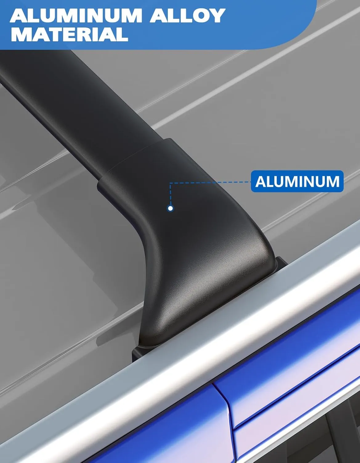 Roof Rack Cross Bars 220lbs Compatible with Honda CRV CR-V 2017-2022 with Flush Side Rails, Aluminum Heavy Duty Roof Rails Crossbars Rooftop Cargo Bars Black Luggage Racks Carrier Accessories