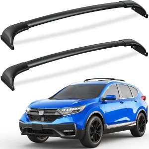 Roof Rack Cross Bars 220lbs Compatible with Honda CRV CR-V 2017-2022 with Flush Side Rails, Aluminum Heavy Duty Roof Rails Crossbars Rooftop Cargo Bars Black Luggage Racks Carrier Accessories
