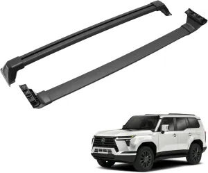 Roof Rack Cross Bars for 2024 2025 Lexus GX550 Premium/Luxury with Flush Roof Rails, Aluminum Crossbar Luggage Rack for Rooftop Cargo Carrier Bag Kayak Canoe Bike Snowboard Skiboard