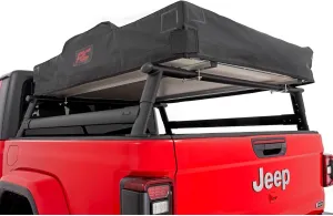 Rough Country Aluminum Bed Rack for Jeep Gladiator JT (2020-2024) - Half Height Rack