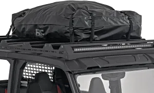 Rough Country Roof Mounted Cargo Bag - 15 Cu.Ft., Weatherproof, Includes Storage Bag, Gray Color